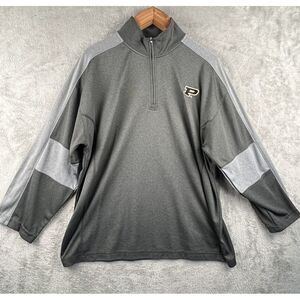 Purdue Boilermakers 1/2 Zip Sweatshirt Men's XL Gray Section 101 Knights Apparel